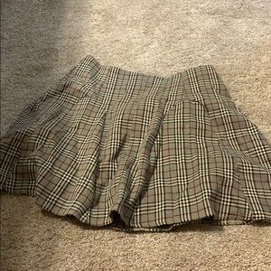 Flannel skirt